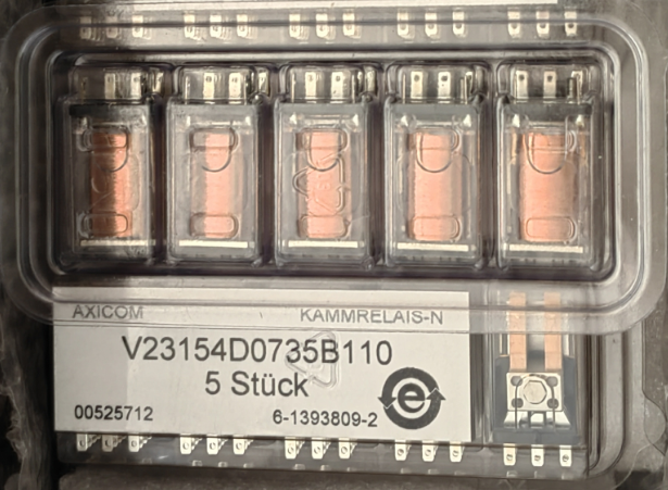 V23154D735B110 低信号继电器 - PCB V23154D 735B110 产品图
