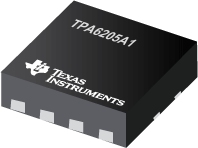 TPA6205A1DRBT 1.25W Mono Fully Differential Class AB Audio Amplifier with 1.8V Compatible Shutdown Voltage product photo