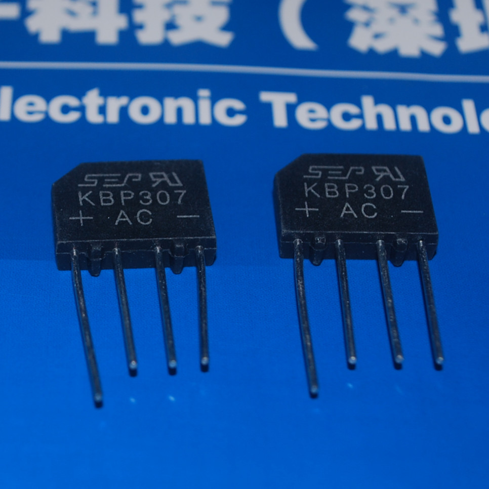 KBP307 单相3.0安培。玻璃钝化整流桥 product photo