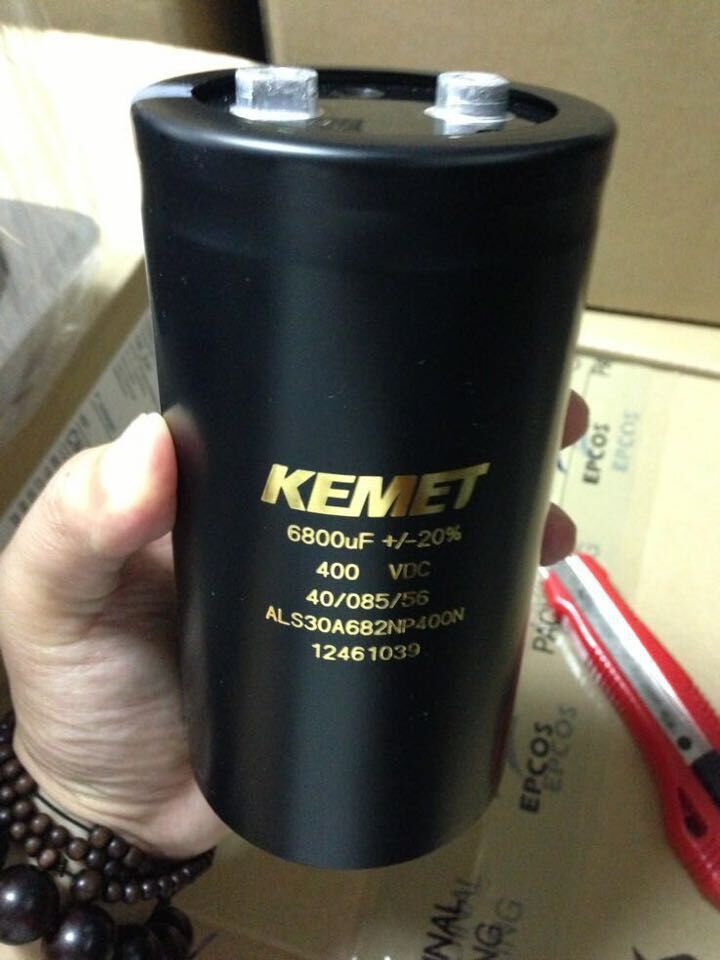 ALS30A682NP400N 原装进口 集美电容 Aluminum Electrolytic Capacitors - Screw Terminal 400volts 6800pF 20% product photo
