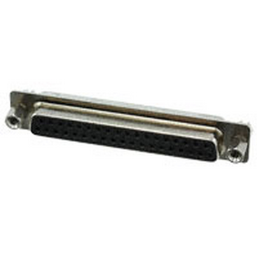 10090098-S374VLF D-Subminiature Economy Range: Economy Range Signal 37 way Socket Straight Solder, 50 cycles, Harpoons + Insert M3 + Elec cont product photo