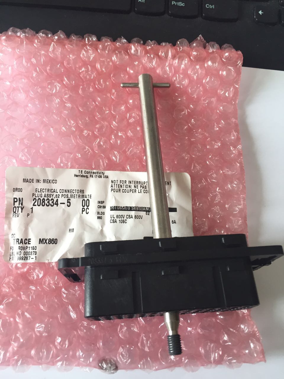 208334-5 Special Price in Stock Absolute Original Import Conn Housing PL 62 POS 5mm Crimp ST Cable Mount (Alt: 208334-5) product photo