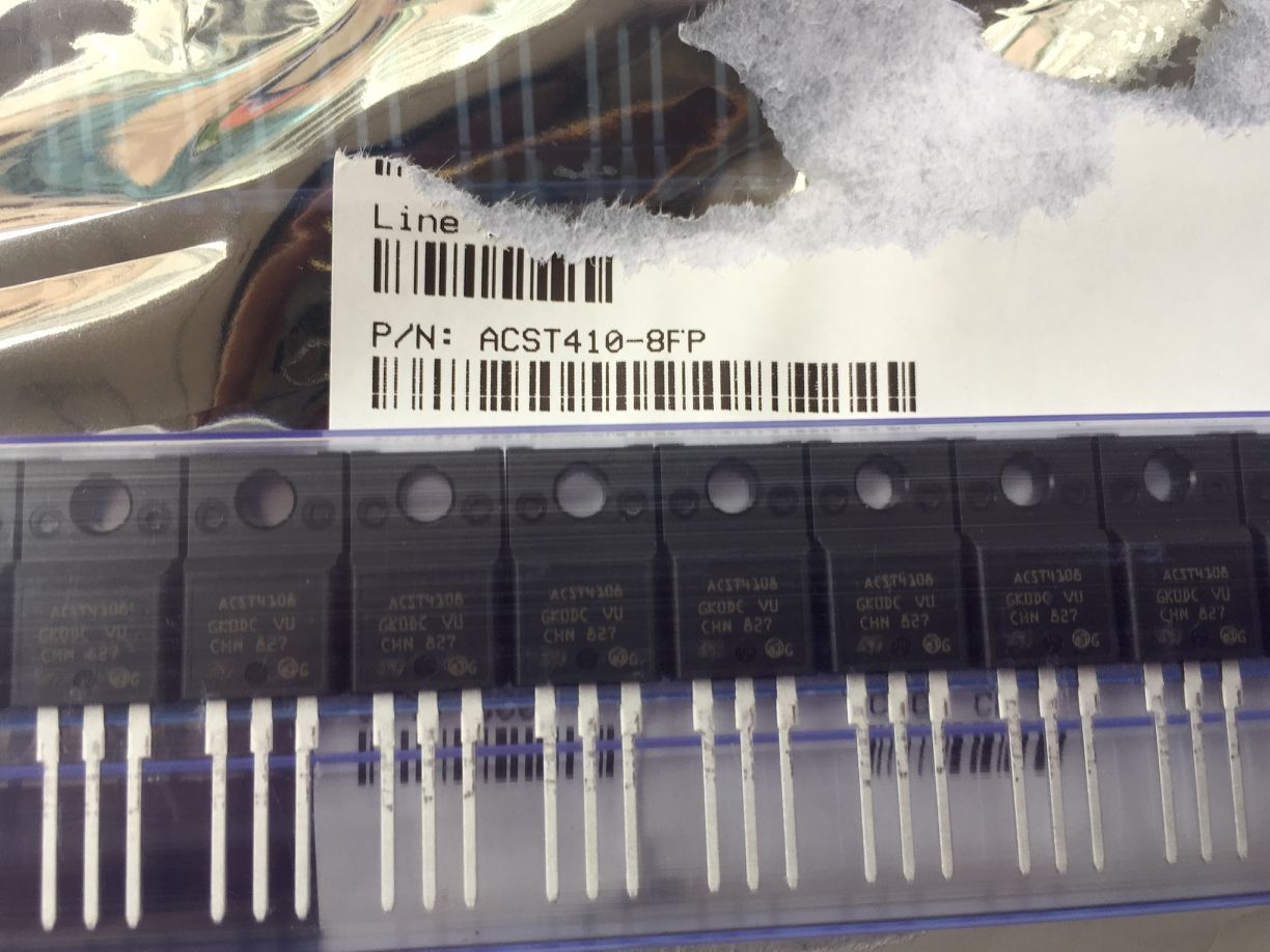 ACST410-8FP Thyristor AC Switch Triac 800V 32A 3-Pin(3+Tab) TO-220FPAB Tube product photo
