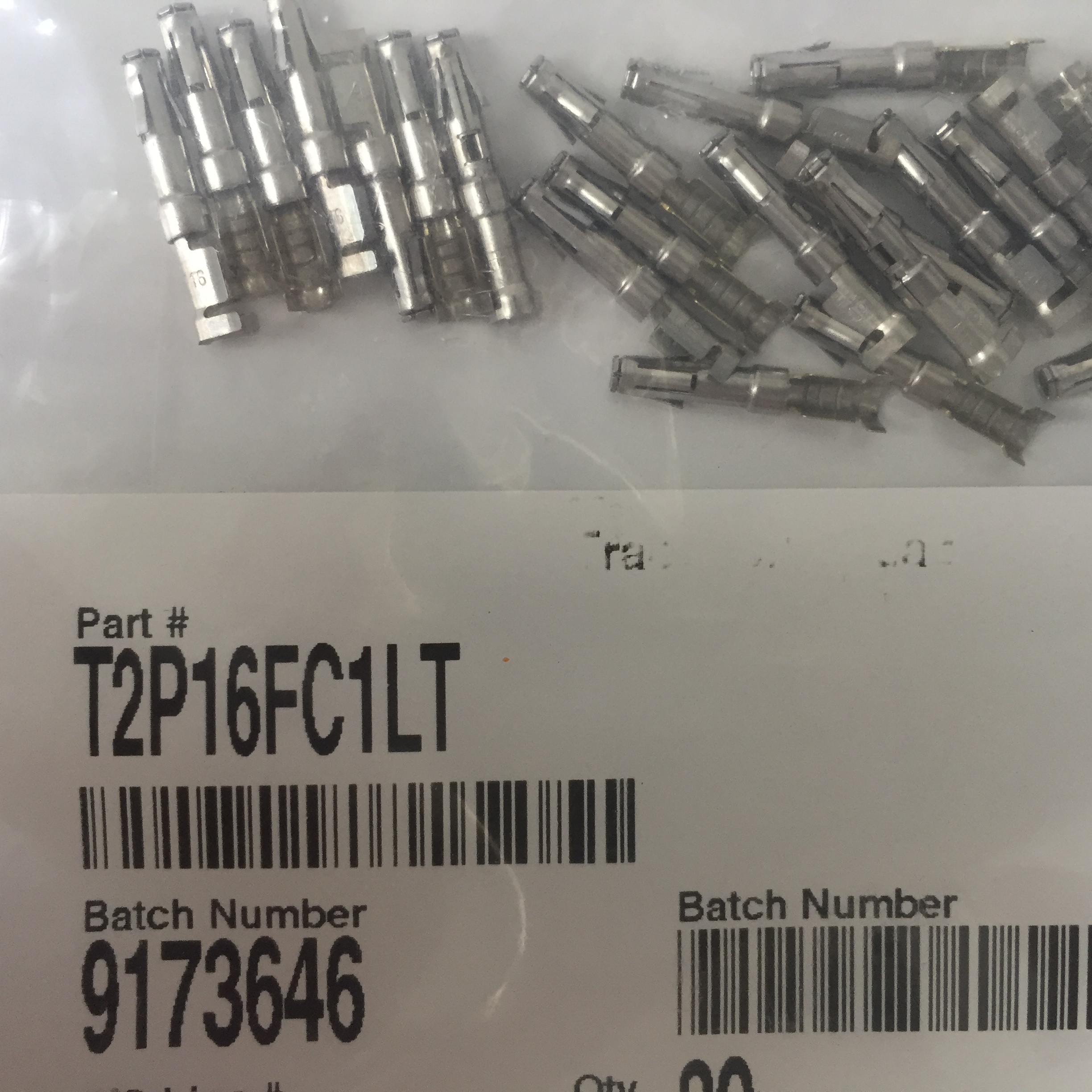 T2P16FC1LT Conn Contact SKT 1 POS Crimp ST Cable Mount 1 Terminal 1 product photo