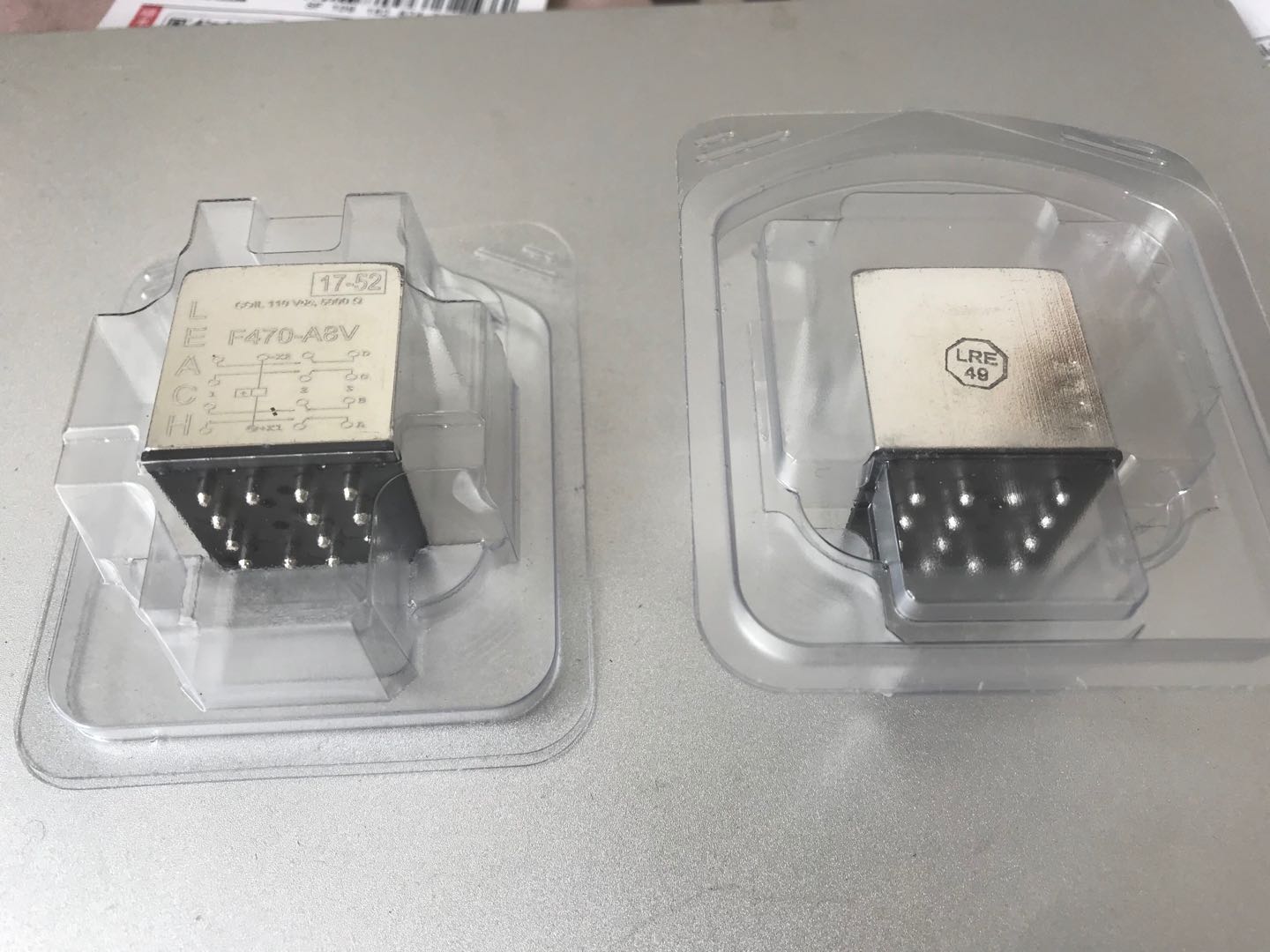 F470-A8V LEACH产品-F系列继电器-单刀双断 product photo