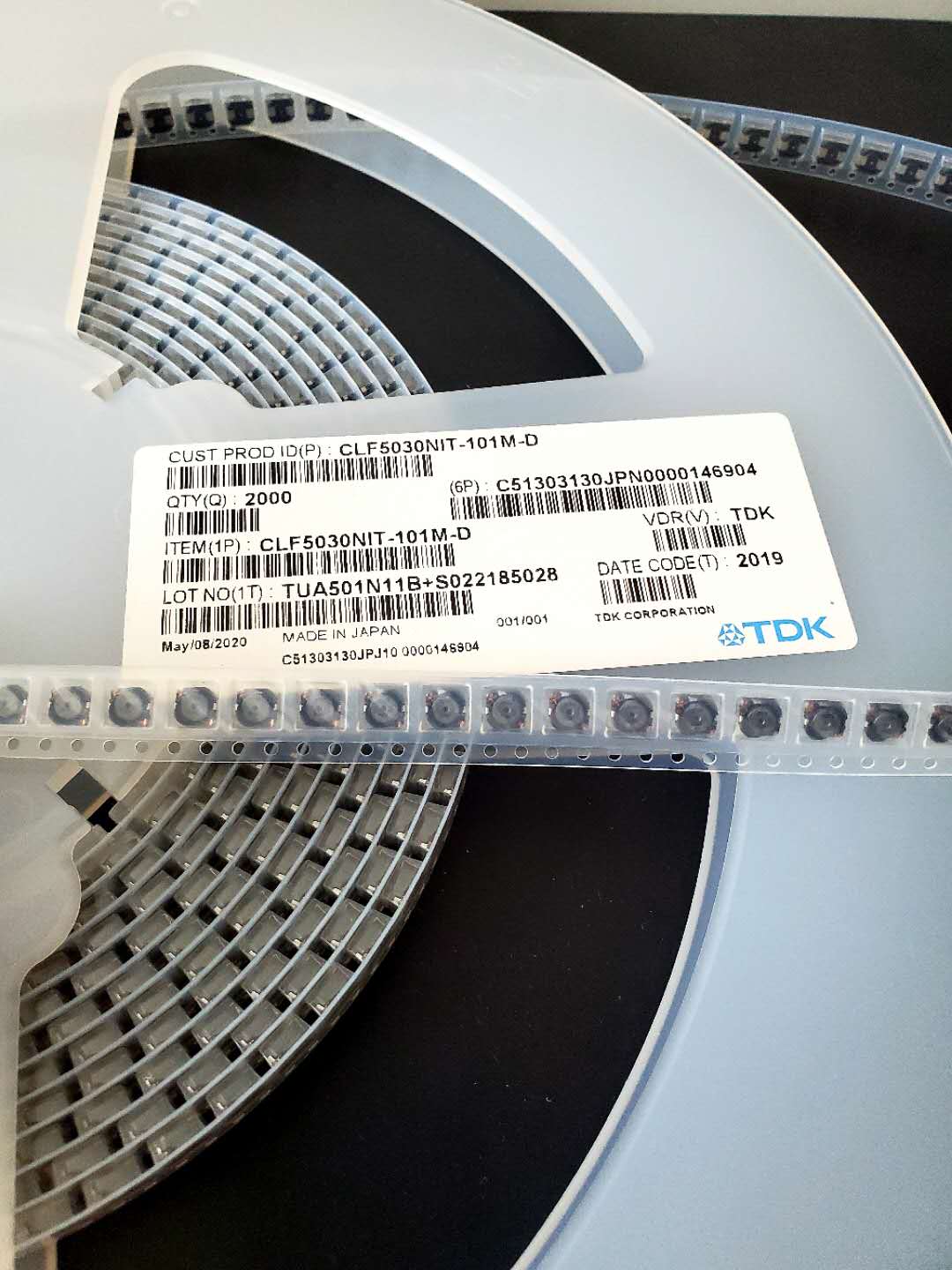 CLF5030NIT-101M-D FIXED IND 100UH 400MA 1.056 OHM 原装现货 产品图