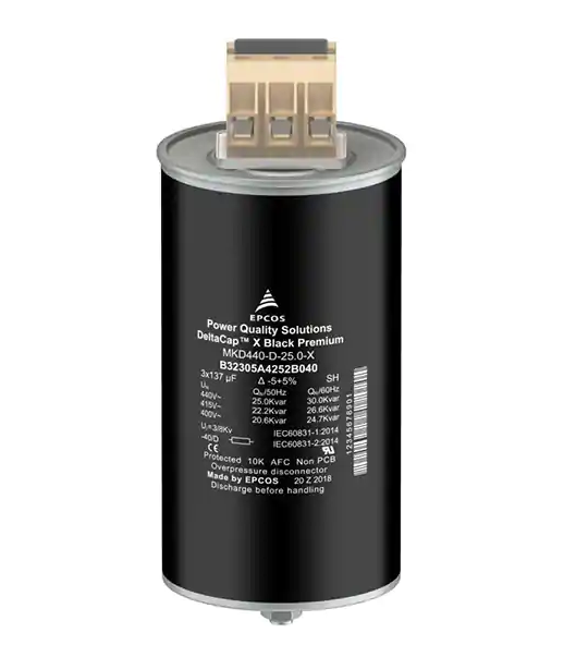 B32305B6772A200 聚酯薄膜电容器MKD 640VAc  3x200uf product photo