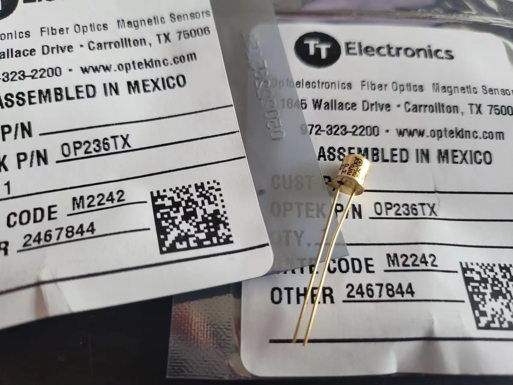 OP236TXV High Reliability Hermetically Sealed Infrared LED product photo