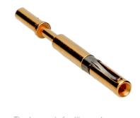 27963-12T12 CONTACT SOCKET SZ 16 CRIMP GOLD product photo