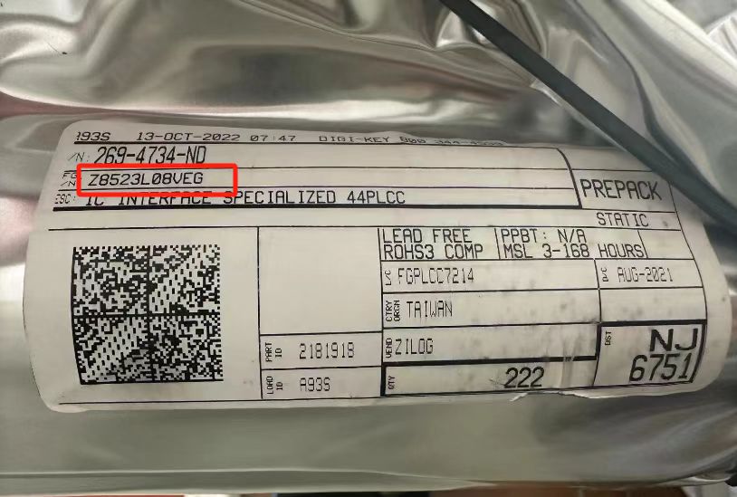Z8523L08VEG Microcontroller Brand New Original Import Last Spot Stock / Discontinued product photo